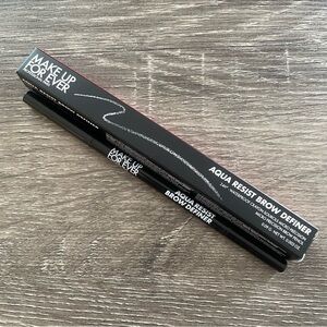 Makeup Forever Aqua Resist Brow Definer 0.09g In 50 Black Brown